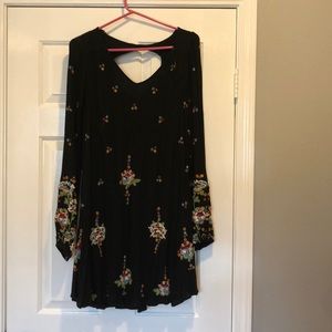 Flowy and embroidered Free People dress